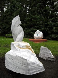 REFLECTION<br><br>"Bergen Rocks"<br>Bergen International Sculpture Symposium 2010<br>Sundre, Alberta/ Canada